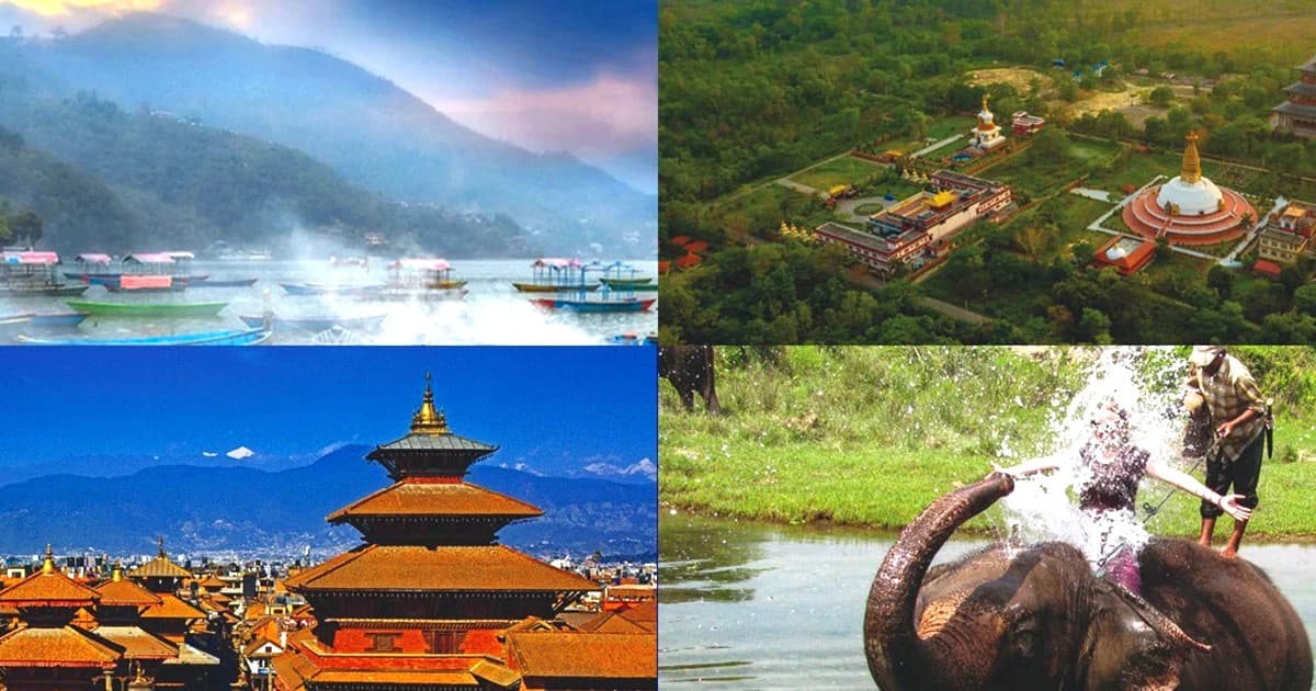 Pokhara, Kathmandu, Chitwan, Lumbini, A Mingling of Moods Distinctively Nepal