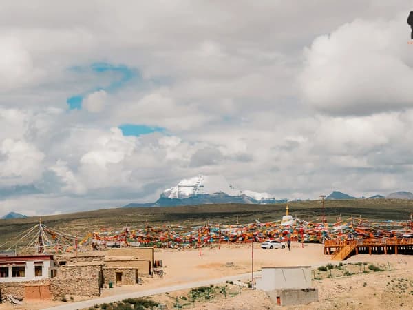 Mount kailash south face chui monastery